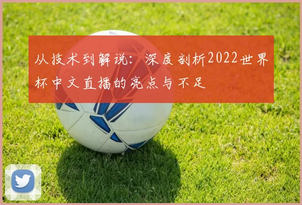 从技术到解说：深度剖析2022世界杯中文直播的亮点与不足